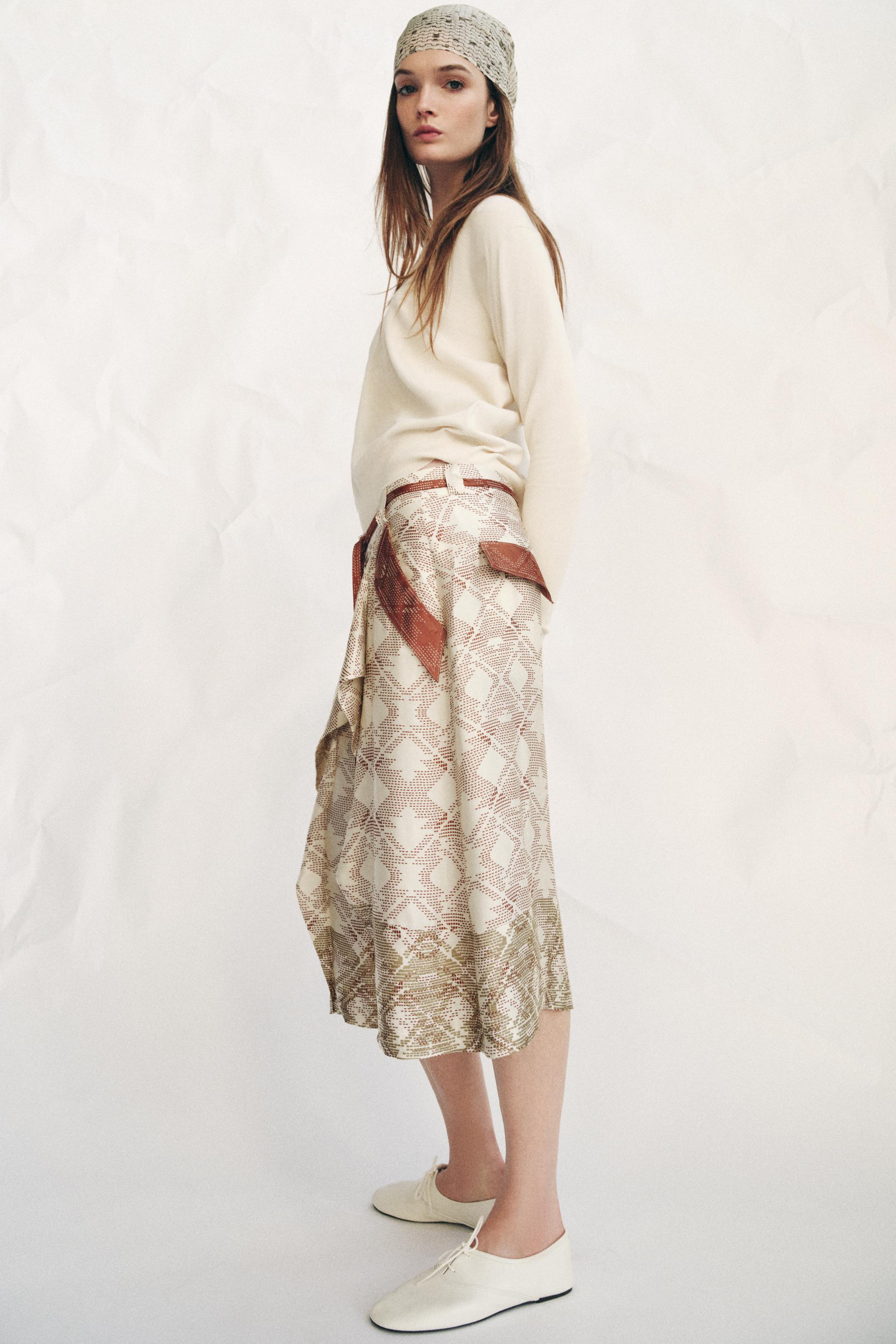 PRINTED FLOWY SHORTS ZW COLLECTION